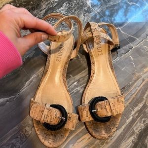 Schutz cork sandal